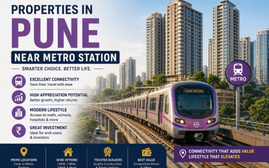 Properties in Pune Near Metro Station