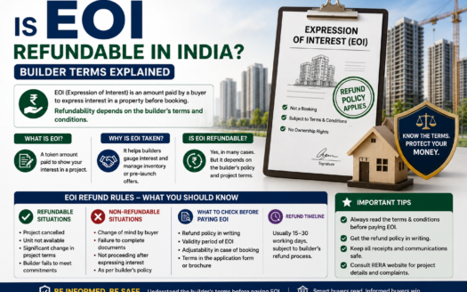 Is EOI Refundable in India? Builder Terms Explained
